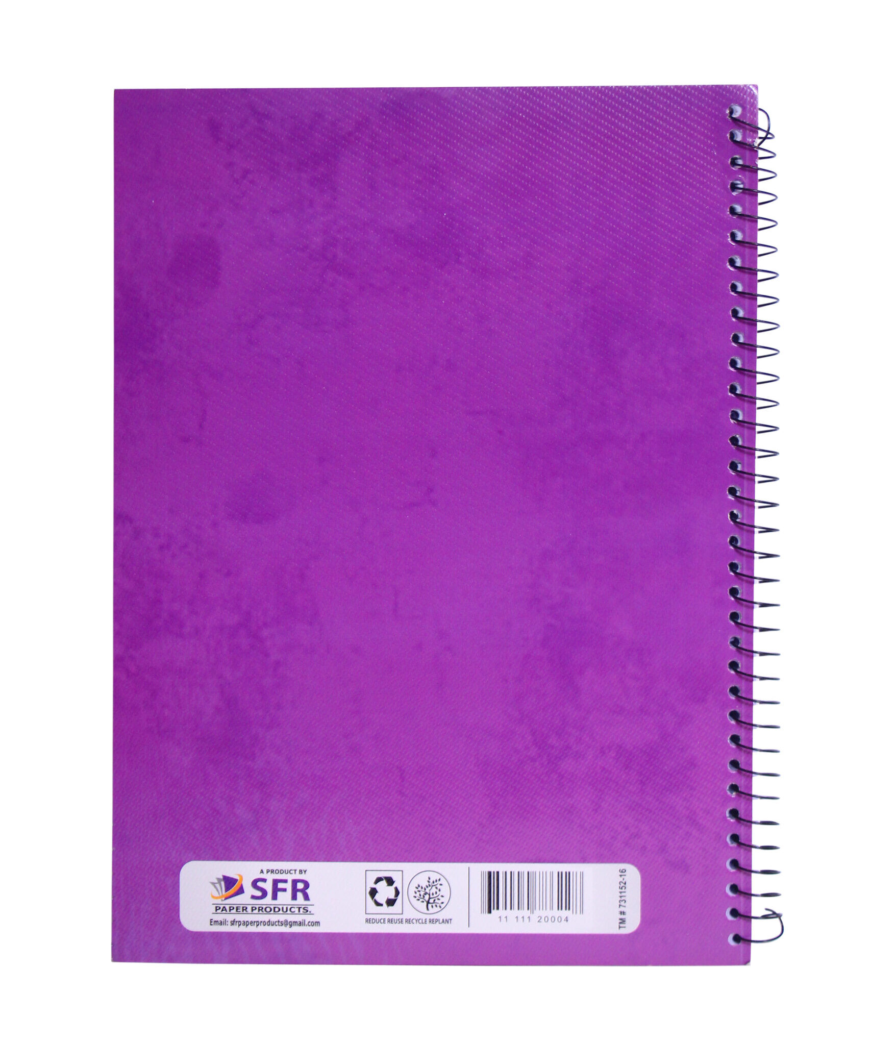 5 sub a4 spiral notebooks