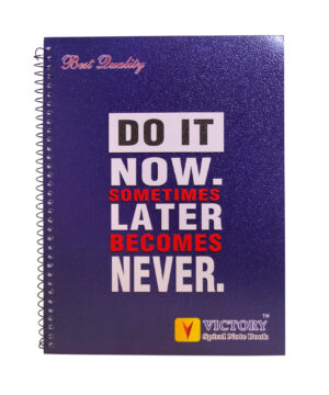 7 Subject Victory A4 Spiral Notebook