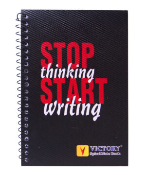Stop Thinking Start Writing A5 Spiral Notebook